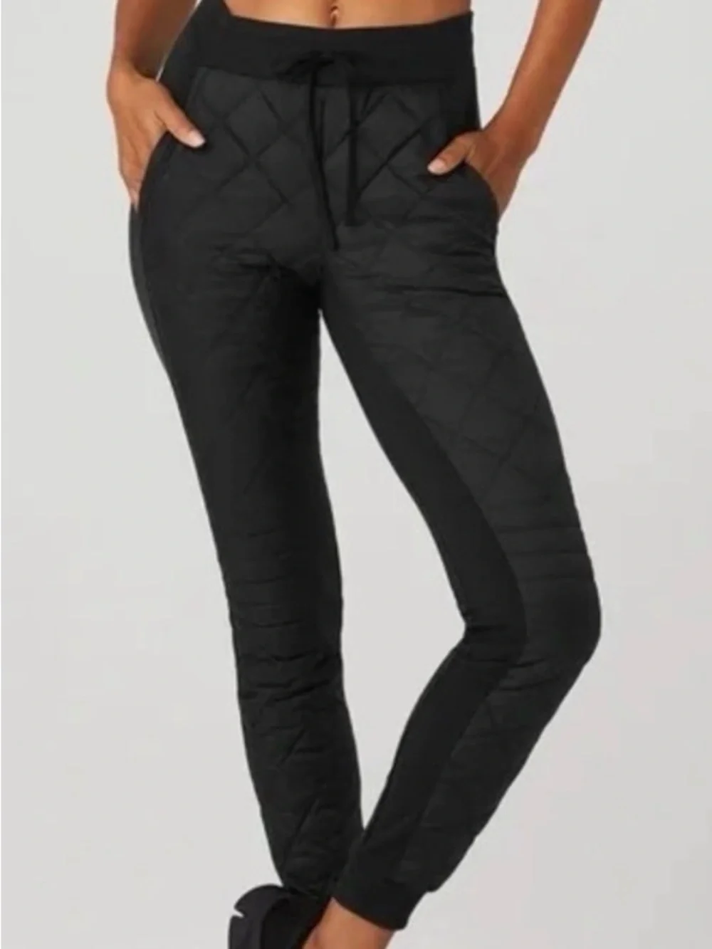Women’s ALO Yoga Winter Warm Moto Puffer Joggers